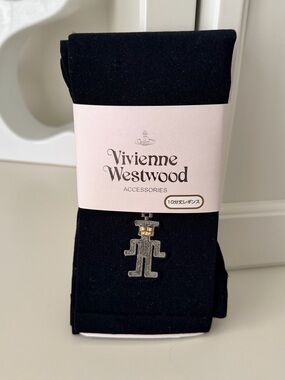 VIVIENNE WESTWOOD Japan Leggings Footless Black Japan licensed Robot SZ M~L NEW